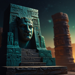 Aztec Moon Temple Luckleopard