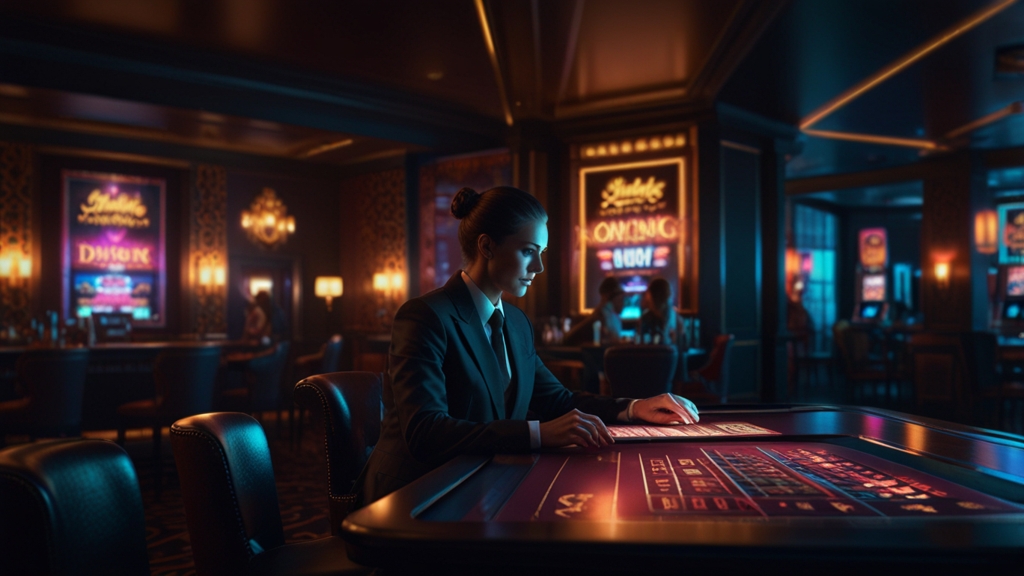 Formulario de registro en un entorno de casino oscuro con detalles de leopardo