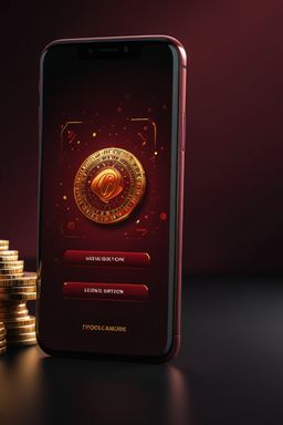 Móvil con la app de casino Luck Leopard